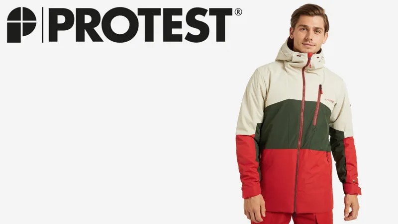 Куртка утепленная мужская Protest, Красный
