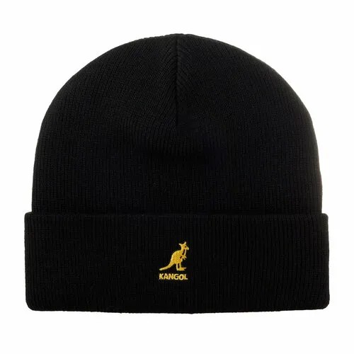 Шапка KANGOL, размер OneSize, черный