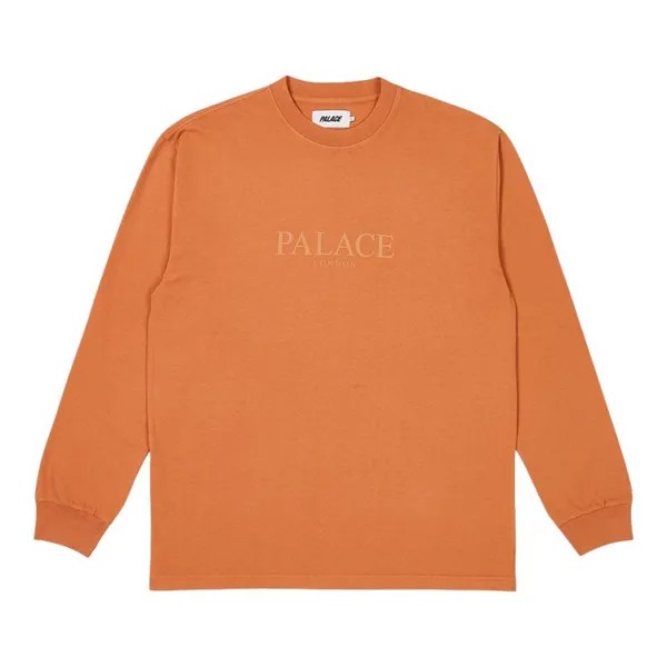 Лонгслив Palace Washed London Long-Sleeve, оранжевый