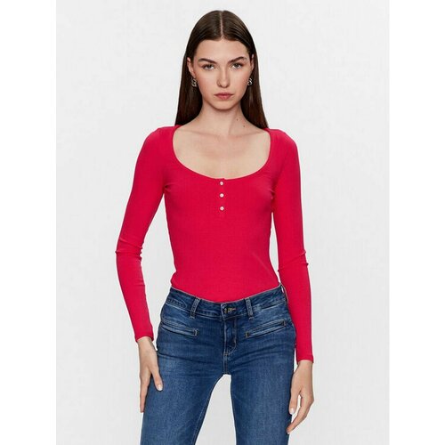 Лонгслив GUESS, размер XL [INT], розовый