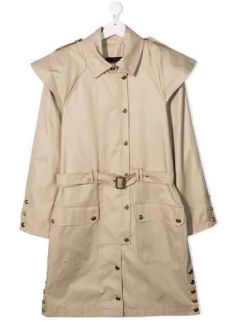 Balmain Kids тренч с поясом