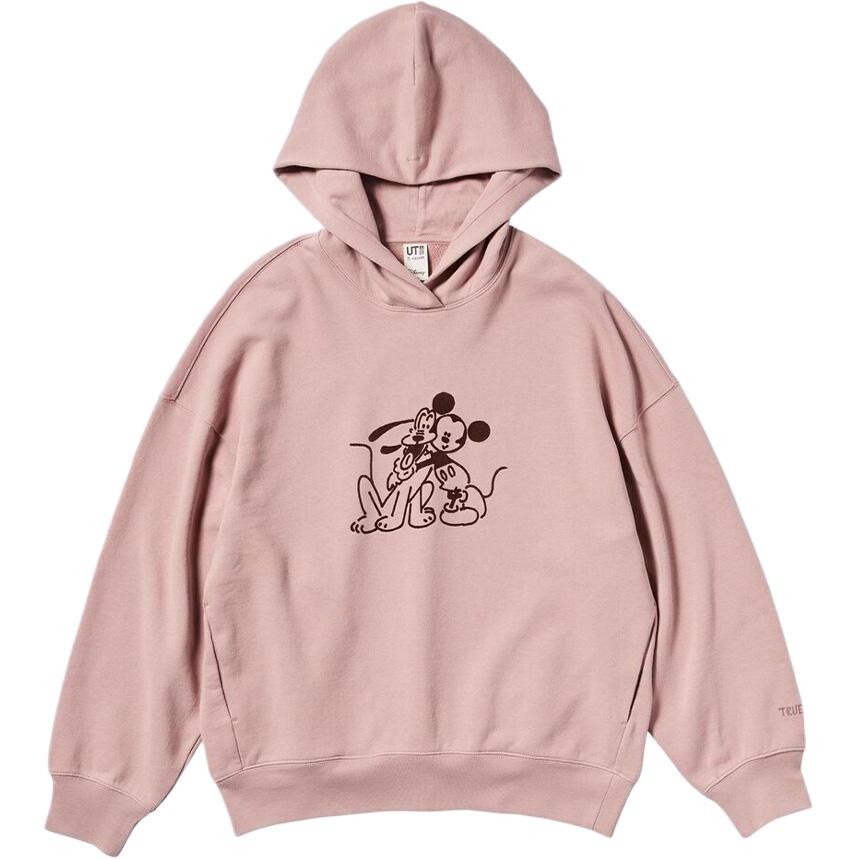 Свитшот Yu Nagaba Collaboration женский розовый Uniqlo