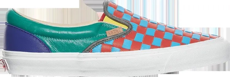 Кеды Vans OG Classic Slip-On LX 50th Anniversary - Multi-Color Checkerboard, разноцветный