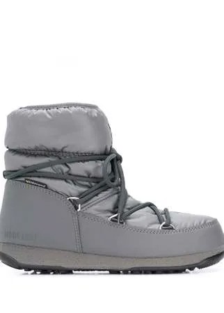 Moon Boot дутые ботинки на шнуровке