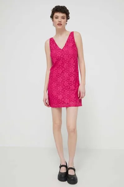 Платье Lace Desigual, роза