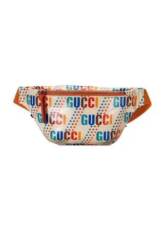 Gucci Kids поясная сумка с принтом