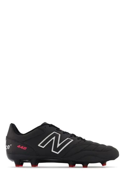 Мужские бутсы 442 для игры на твёрдых покрытиях New Balance, черный
