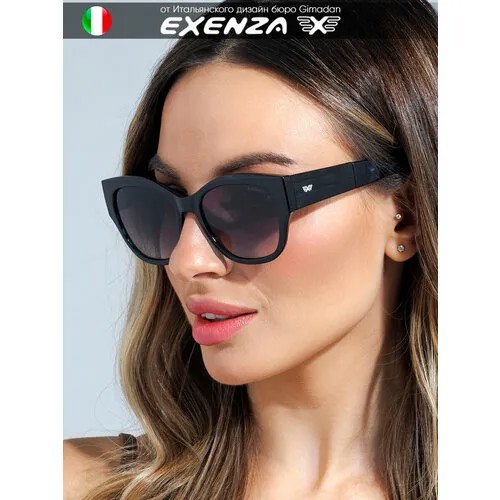 Солнцезащитные очки Exenza, черный, бирюзовый