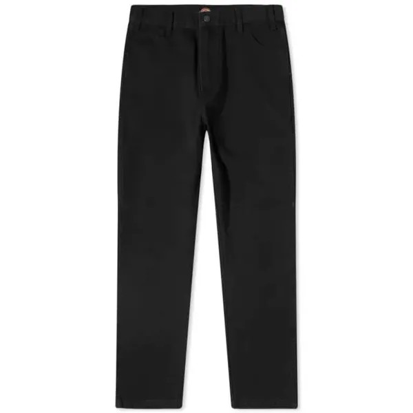 Брюки Dickies Duck Canvas Carpenter, черный с эффектом потертости