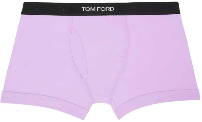 Фиолетовые жаккардовые боксеры Tom Ford, цвет Lilac