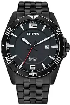 Японские наручные  мужские часы Citizen BI5055-51E. Коллекция Basic