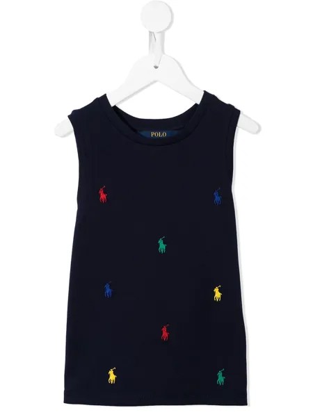 Ralph Lauren Kids топ с логотипом