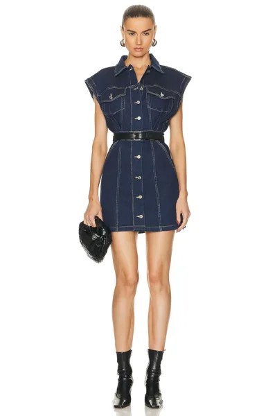 Платье Grlfrnd Celeste Denim Vest, цвет Beverly Glen