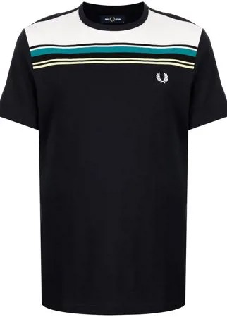 FRED PERRY футболка в полоску с логотипом