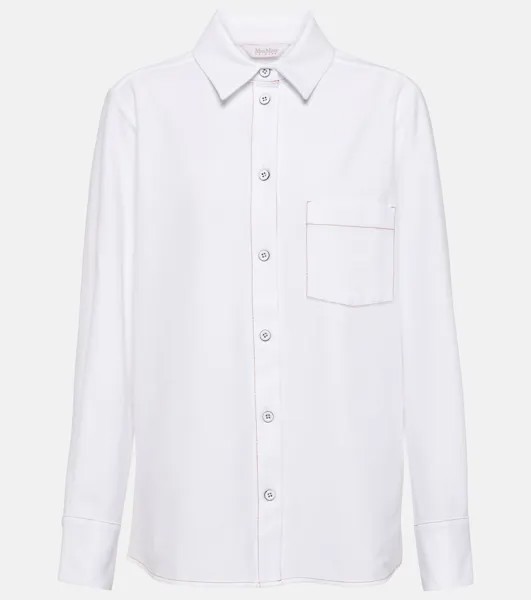 Джинсовая рубашка «Аркадия» Max Mara, белый