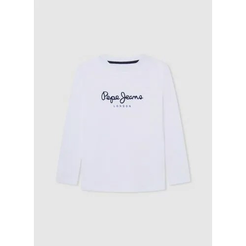 Лонгслив Pepe Jeans, размер 10 лет, белый