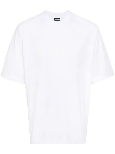 Jacquemus футболка Typo с логотипом, белый