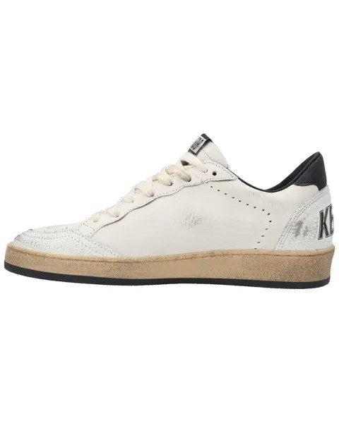 Кожаные кроссовки Golden Goose Ball Star, белый