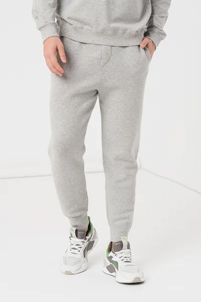 Спортивные брюки свободного кроя United Colors Of Benetton, серый