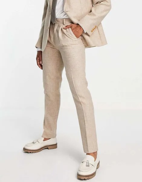 Твидовые узкие брюки Noak British Tweed