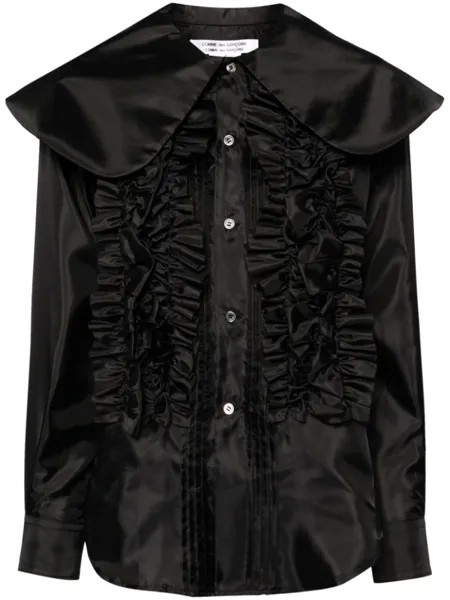 Comme Des Garçons Comme Des Garçons рубашка с оборками, черный