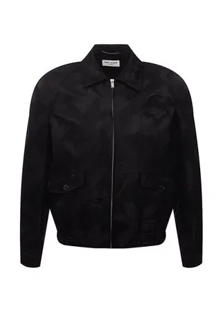 Бомбер из вискозы и шелка Saint Laurent