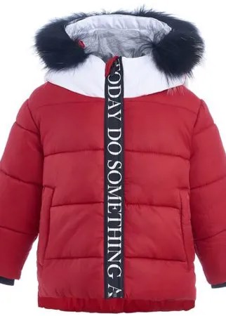 Куртка Gulliver Baby 21934BBC4106, размер 74, красный, белый