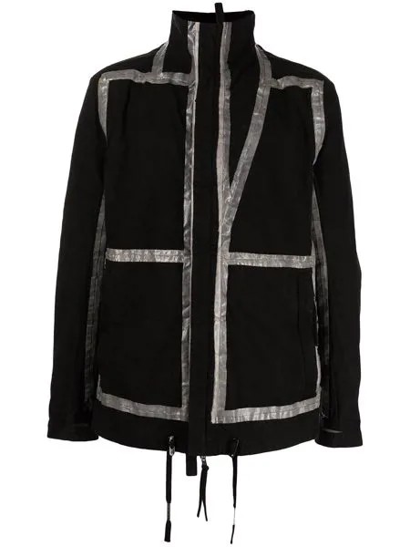 Boris Bidjan Saberi двусторонняя куртка с эффектом металлик