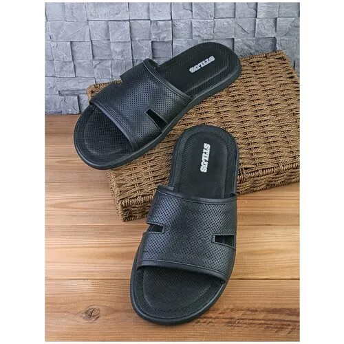 Мужские шлепанцы STILUS 1182-150 рыж.-SBL 44