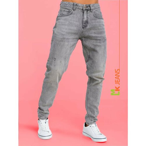 Джинсы скинни MkJeans, размер 30, серый