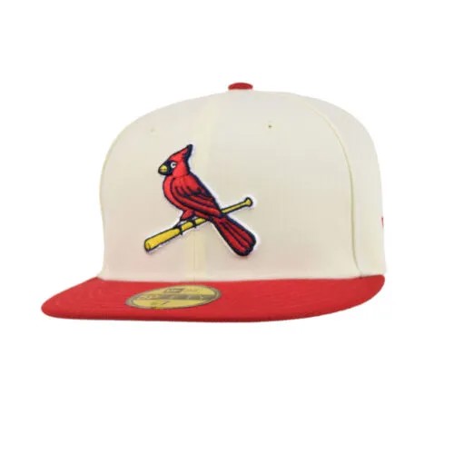 Мужская кепка белого цвета New Era St. Louis Cardinals 2011 World Series 59Fifty