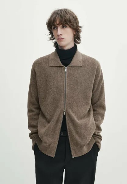 Кардиган Massimo Dutti, коричневый