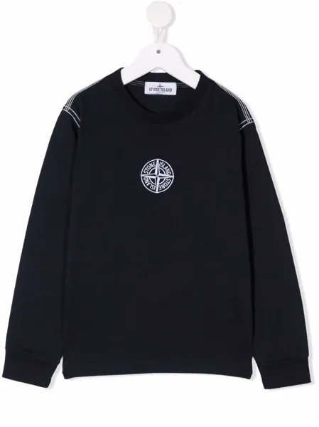 Stone Island Junior толстовка с логотипом Compass