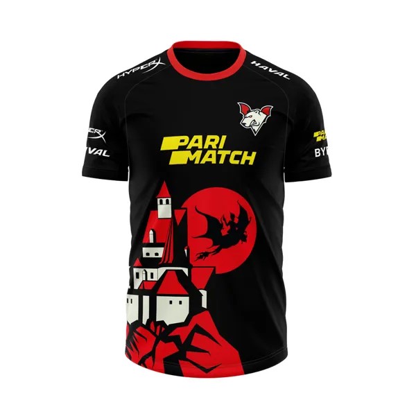 Футболка мужская Virtus.pro FVPJERSETI10BK черная 2XL