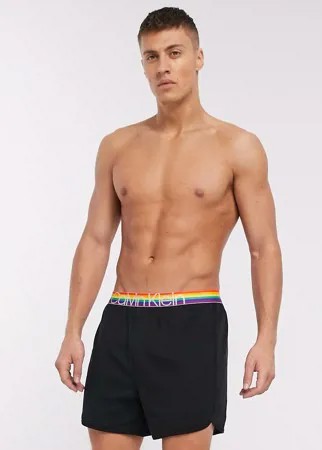 Черные шорты от комплекта Calvin Klein Pride SUIT 9-Черный