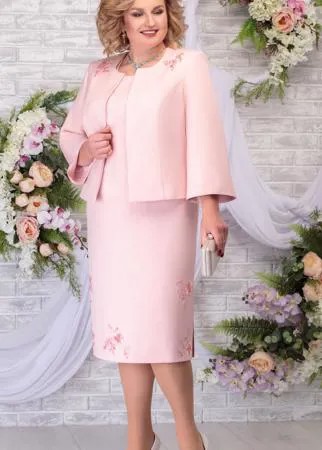 Костюм Ninele-2243/4 В цвете: Розовый; Размеры: 56,58,60,62,54