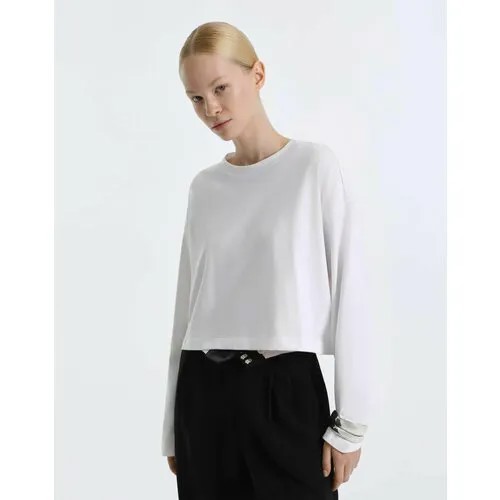 Лонгслив Gloria Jeans GJ BLACK, размер XXS-XS (36-40), , белый