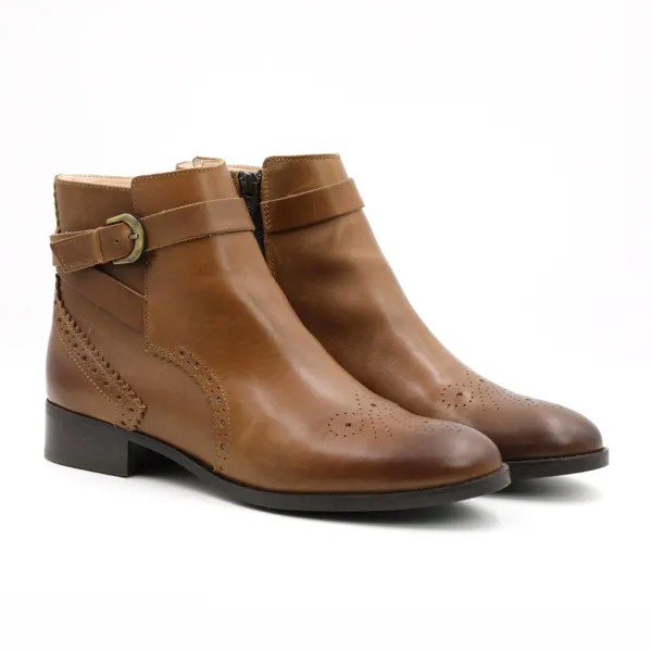 Женские полусапоги Clarks, коричневые
