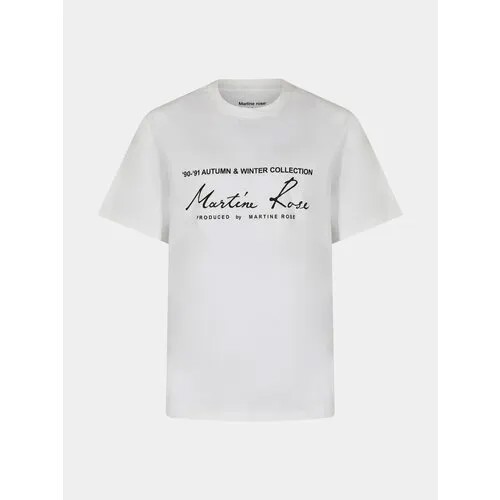 Футболка Martine Rose Classic T-Shirt, размер XS, белый