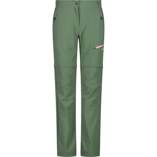 Спортивные брюки CMP Zip Off 31T5116, зеленый