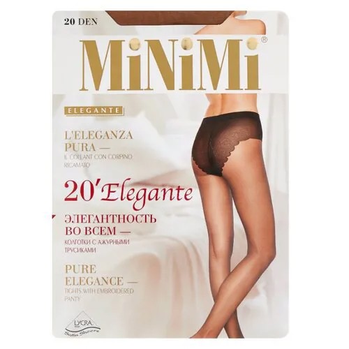 Колготки MiNiMi Elegante 20 den, размер 2-S/M, daino (бежевый)