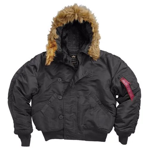 Куртка аляска Alpha Industries N-2B Parka, black (размер: xxxl, российский размер: 56)