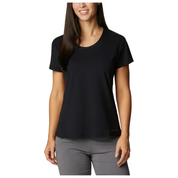 Функциональная рубашка Columbia Women's Sun Trek S/S Tee, цвет Black II