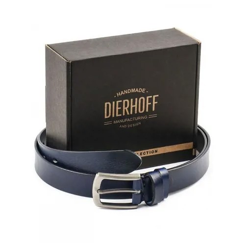 Ремень Dierhoff, размер 110, синий