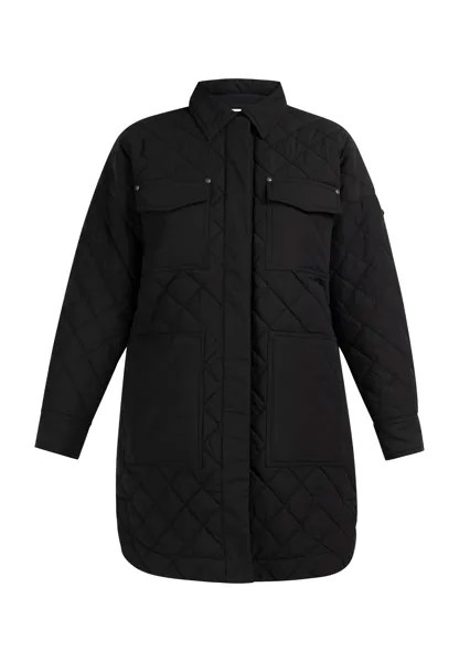 Пуховик DreiMaster Baumwolljacke Mit Leichter Wattierung, черный