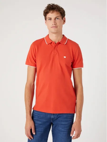 Рубашка поло стандартного кроя Wrangler, оранжевый