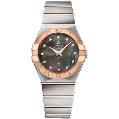 Наручные часы OMEGA женские Наручные часы Omega 123.20.27.60.57.006 кварцевые, серебряный