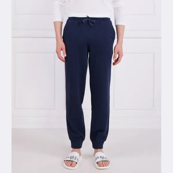 Спортивные брюки стандартного кроя Emporio Armani, синий
