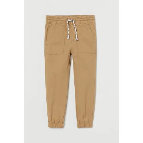 Брюки спортивные H&M, размер 134, бежевый