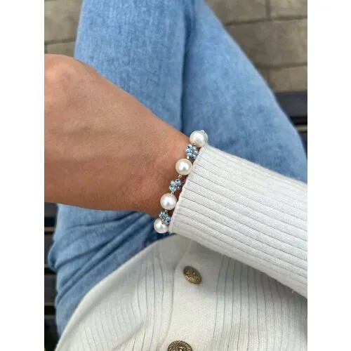 Браслет Chop beads из бисера и жемчуга